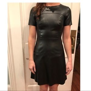 Sak’s - Black, leather dress